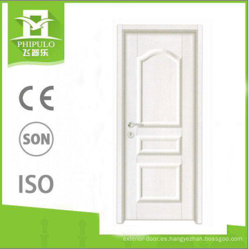 2018 Alibaba entrada de lujo MDF panel de melamina puerta de madera para la venta